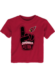 Arizona Cardinals Toddler Cardinal Hands Off Short Sleeve T-Shirt