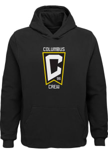Columbus Crew Youth Black Primary Logo Long Sleeve Hoodie
