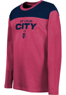 St Louis City SC Youth Red Unbeaten Run Long Sleeve T-Shirt