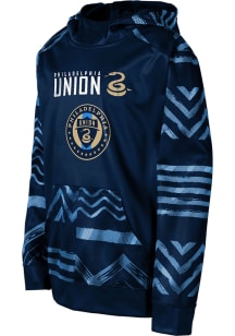 Philadelphia Union Youth Navy Blue Superbly Played Long Sleeve Hoodie