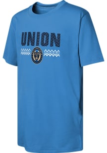Philadelphia Union Boys Light Blue Promising Talent Short Sleeve T-Shirt