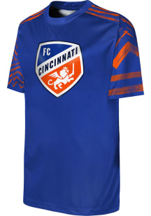 FC Cincinnati Youth Blue Winning Tackle Short Sleeve T-Shirt