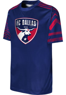FC Dallas Youth Blue Winning Tackle Short Sleeve T-Shirt