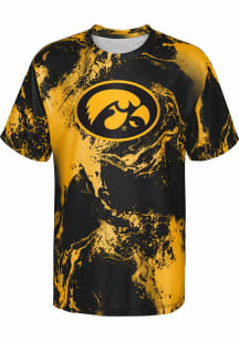 Iowa Hawkeyes Youth Black In The Mix Short Sleeve T-Shirt