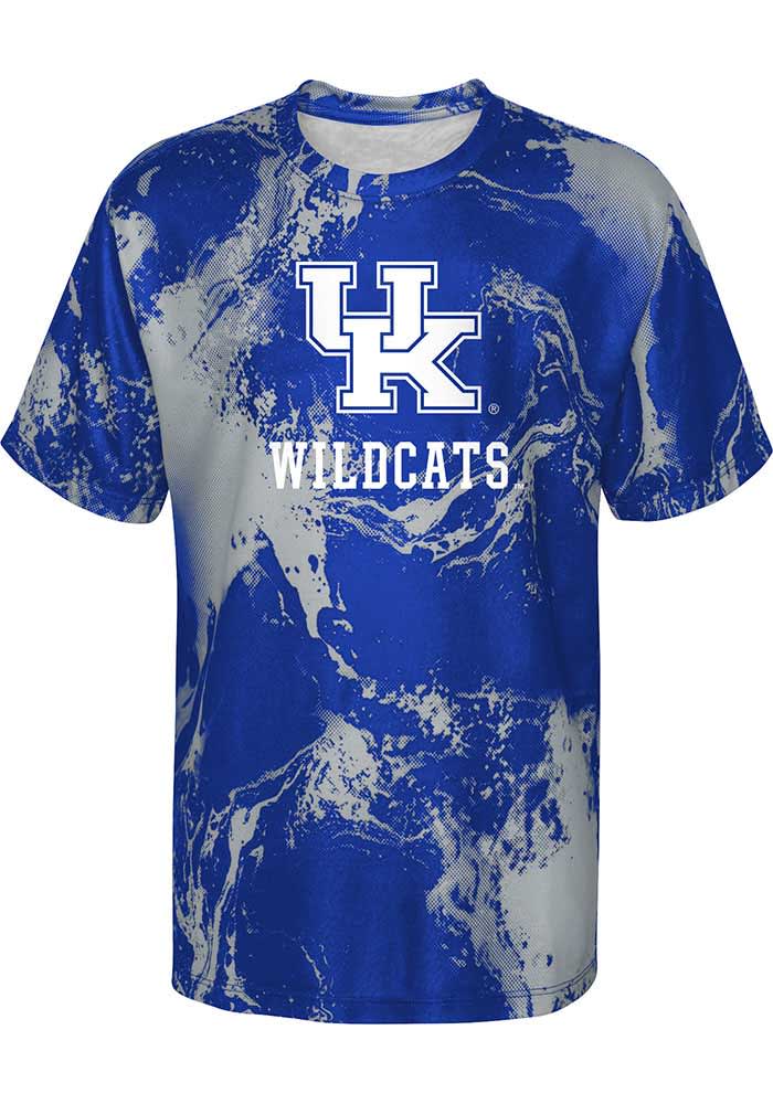 Kentucky Wildcats Youth Blue The Mix Short Sleeve T-Shirt