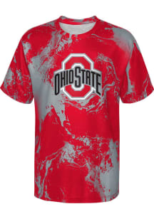 Ohio State Buckeyes Boys Red In The Mix Short Sleeve T-Shirt