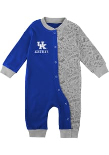 Kentucky Wildcats Baby Blue Playbook Long Sleeve One Piece