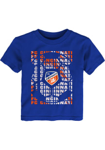 FC Cincinnati Toddler Blue Box Short Sleeve T-Shirt