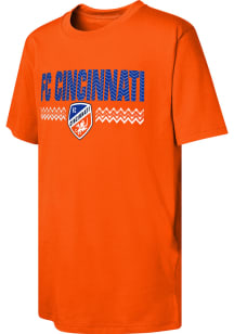 FC Cincinnati Boys Orange Promising Talent Short Sleeve T-Shirt