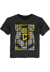 Columbus Crew Toddler Black Box Short Sleeve T-Shirt