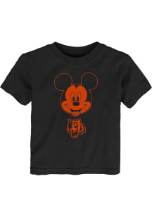 Cincinnati Bengals Toddler Black Mickey Head Short Sleeve T-Shirt