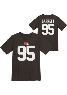 Myles Garrett  Cleveland Browns Boys Brown Nike Fuse NN Short Sleeve T-Shirt