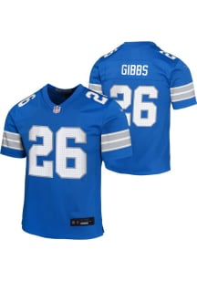 Jahmyr Gibbs Detroit Lions Youth Blue Nike Home Replica Football Jersey