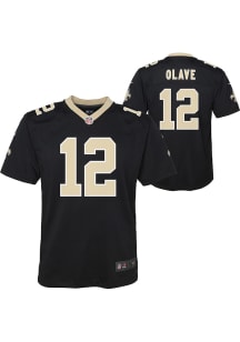 Chris Olave New Orleans Saints Youth Black Nike Home Replica Football Jersey