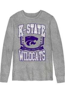 Boys Grey K-State Wildcats Game Day Long Sleeve T-Shirt