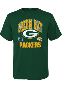 Green Bay Packers Youth Green Official Buisness Short Sleeve T-Shirt