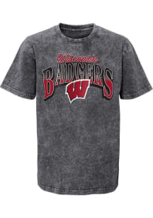 Wisconsin Badgers Youth Red ALL STAR TEE Short Sleeve Fashion T-Shirt
