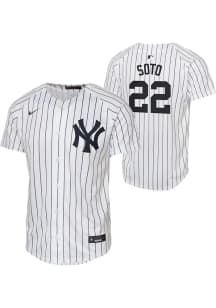 Juan Soto  Nike New York Yankees Youth White Home Limited Jersey