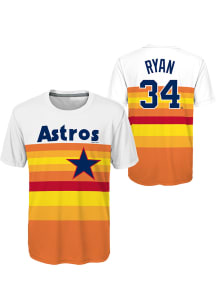 Nolan Ryan Houston Astros Youth Orange Sublimated NN Player Tee