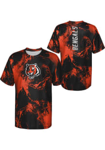 Cincinnati Bengals Boys Black In The Mix Short Sleeve T-Shirt