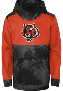 Cincinnati Bengals Boys Black All Out Blitz Long Sleeve Hooded Sweatshirt