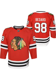 Connor Bedard  Chicago Blackhawks Youth Red Premier Home Hockey Jersey