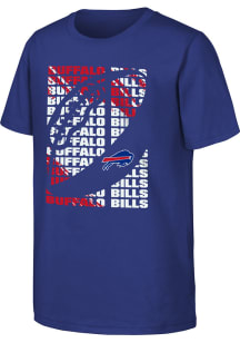 Buffalo Bills Youth Blue Box Short Sleeve T-Shirt