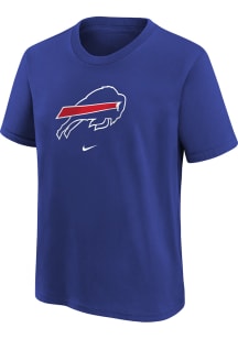 Nike Buffalo Bills Youth Blue Logo Essential Short Sleeve T-Shirt