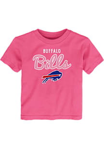 Buffalo Bills Toddler Girls Pink Big Game Short Sleeve T-Shirt