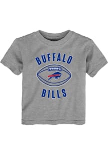 Buffalo Bills Infant Little Kicker Short Sleeve T-Shirt Grey