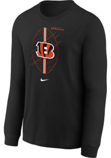 Nike Cincinnati Bengals Boys Black Nike Icon Long Sleeve T-Shirt