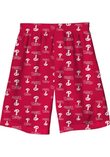 Philadelphia Phillies Youth Red All Over Printed Sleep Pants