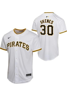 Paul Skenes  Nike Pittsburgh Pirates Youth White Home Game Jersey