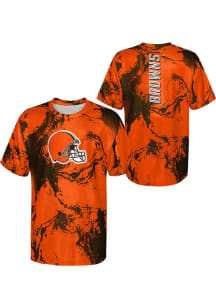 Cleveland Browns Youth Orange In The Mix Short Sleeve T-Shirt