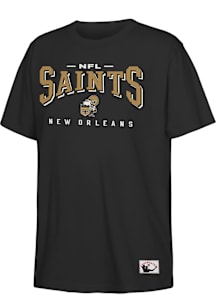Mitchell and Ness New Orleans Saints Youth Black Opportunity Short Sleeve T-Shirt