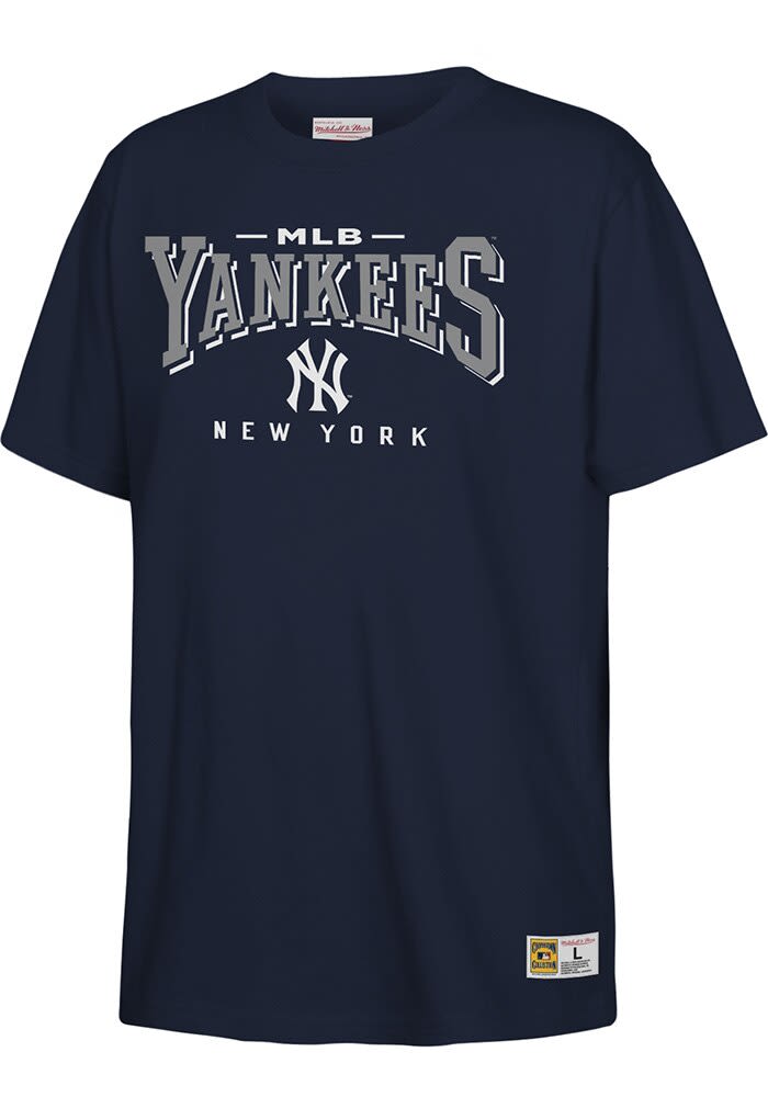トップス MITCHELL&NESS baseball shirt yankees Mitchell and Ness New York Yankees Youth BLACK Opportunity