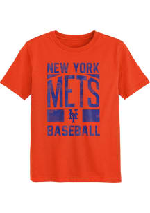 New York Mets Boys Orange Season Ticket Short Sleeve T-Shirt