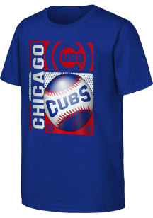 Chicago Cubs Youth Blue Grand Slam Short Sleeve T-Shirt
