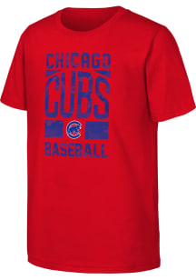 Chicago Cubs Youth Red Season Ticket Short Sleeve T-Shirt