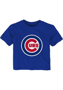 Chicago Cubs Infant Primary Logo Short Sleeve T-Shirt Blue