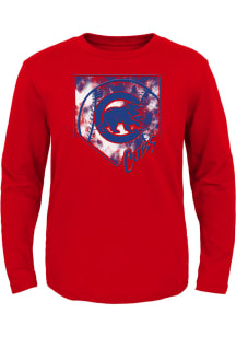 Chicago Cubs Youth Red Home Field Long Sleeve T-Shirt