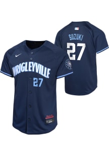 Seiya Suzuki  Nike Chicago Cubs Youth Navy Blue City Connect Limited Jersey