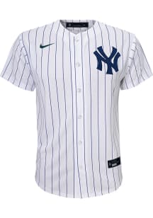 Nike NY Yankees Boys White Home Blank Replica Baseball Jersey