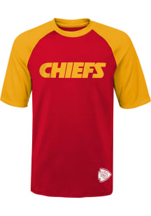 Kansas City Chiefs Youth Red Mecca Dunes Short Sleeve T-Shirt