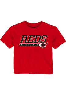 Cincinnati Reds Infant Take The Lead Short Sleeve T-Shirt Red