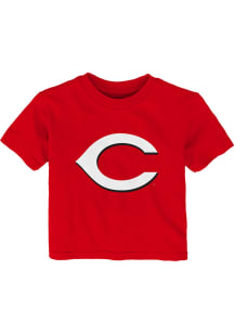 Cincinnati Reds Infant Primary Logo Short Sleeve T-Shirt Red
