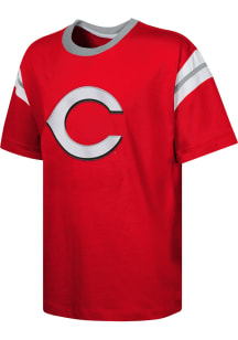 Cincinnati Reds Youth Red Ground Base Short Sleeve Fashion T-Shirt