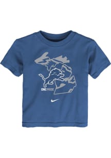 Nike Detroit Lions Toddler Blue Nike Local 2 Short Sleeve T-Shirt