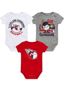 Cleveland Guardians Baby Red Ball Park One Piece