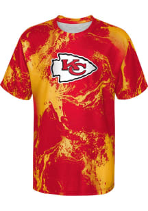 Kansas City Chiefs Youth Red In The Mix Short Sleeve T-Shirt